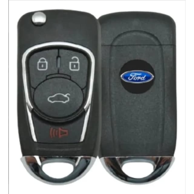 Chave Canivete Alarme Ford Fiesta Ecosport Ká Completa