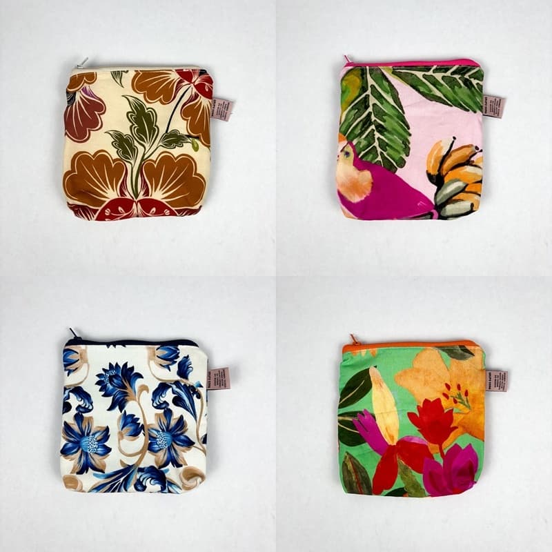 Mini Necessaire - Multiuso Feminina Estampada Upcycling Artesanal Exclusiva