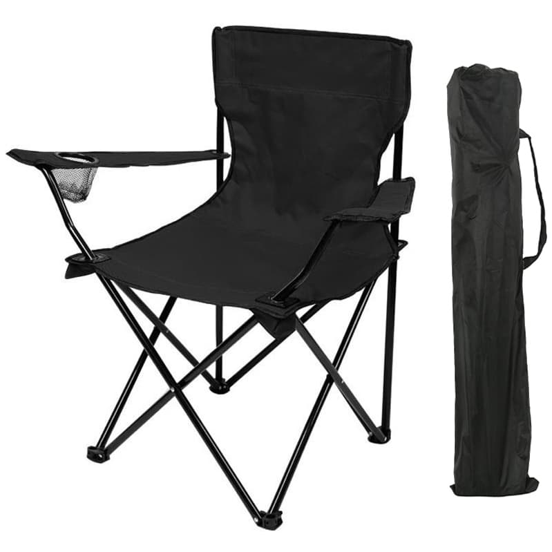 Cadeira Dobrável Portátil para Camping Praia Pesca com Bolsa