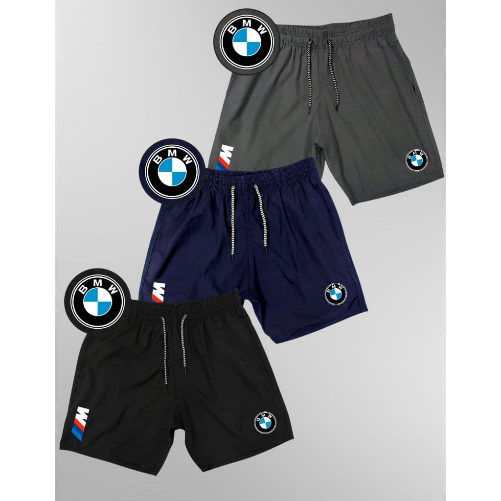 Kit Bermudas Masculinas Elastano Academia Estampa B M w