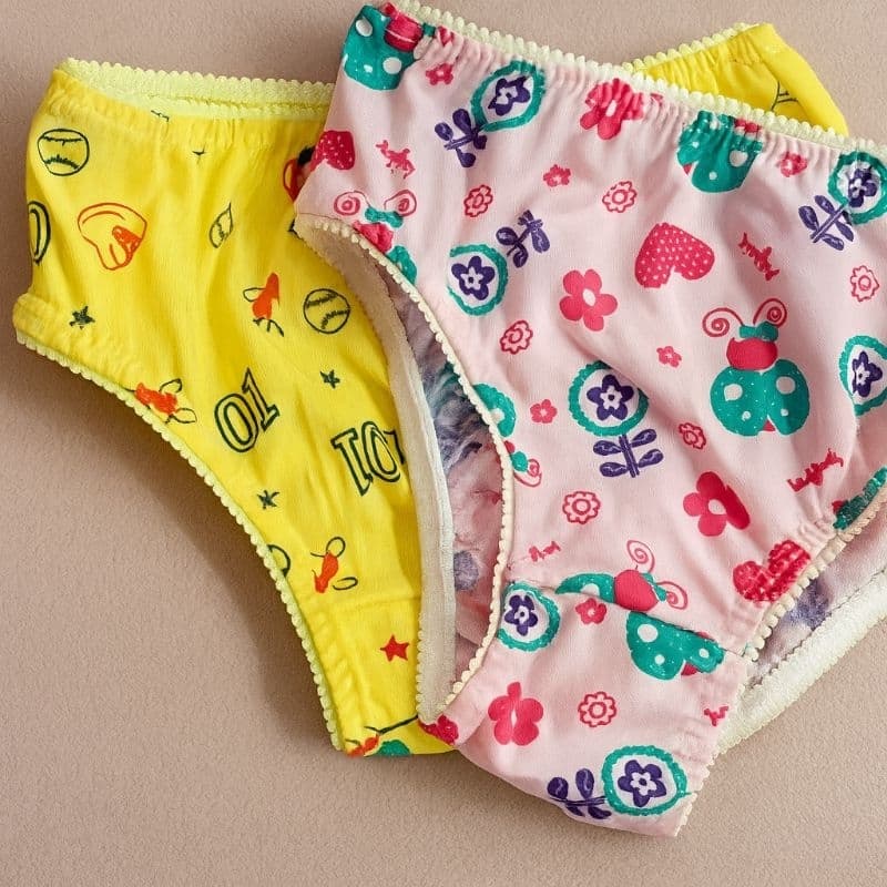 Calcinha Infantil Para o Dia a Dia Kit 10 Unidades