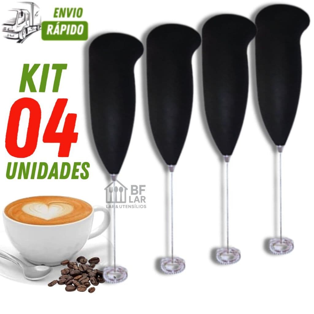 Conjunto com 04/02/01 Unid de Mixer eletrico Misturador de Bebidas e Shakes Mistura Diversas Bebidas