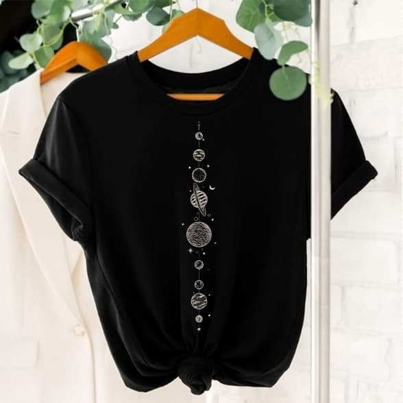 CAMISA PERSONALIZADA UNIVERSO 100% ALGODÃO