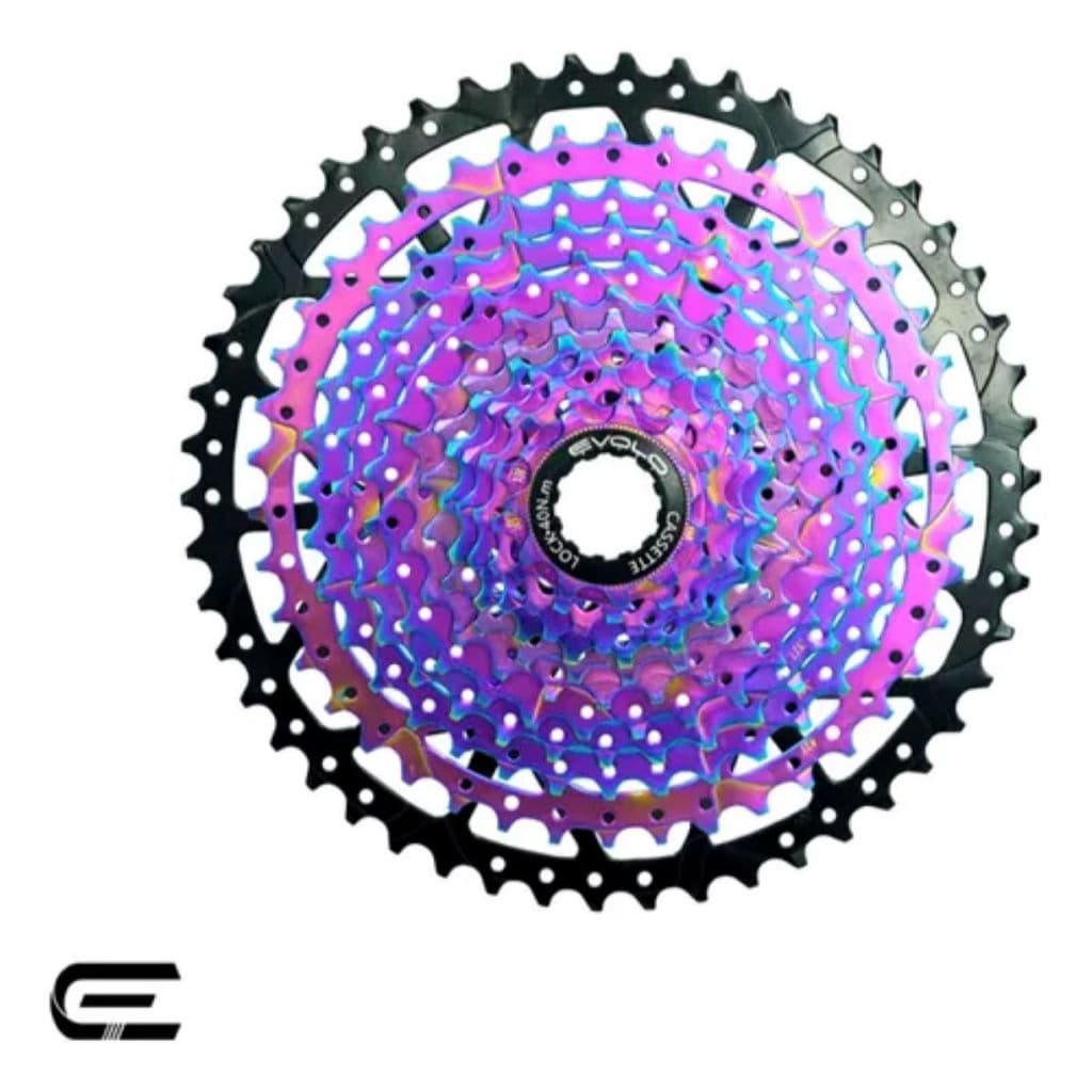 Cassete Evolo K7 12v 11-50d Nickel Camaleão Compativel Shimano