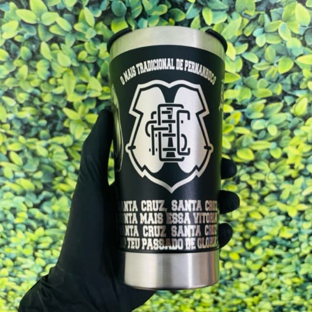 COPO TÉRMICO SANTA CRUZ personalizado a laser  360 GRAUS