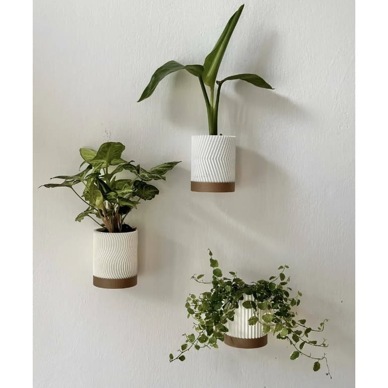 Vaso de Plantas Parede Decorativo – Com Fácil  Fixação – Unitário ou Kit
