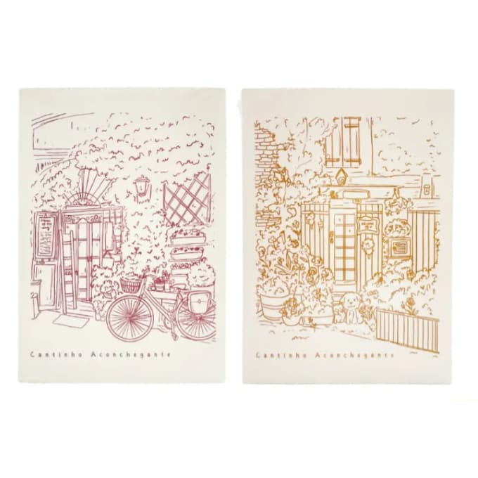 Sketchbook A5 Cantinho Aconchegante | Bloco de Desenho | UNISO