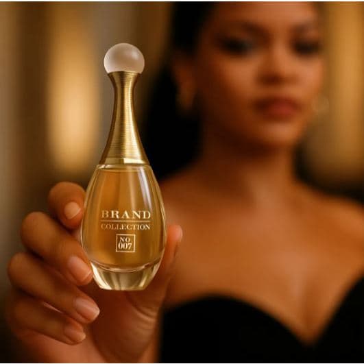PERFUME FEMININO BRAND COLLECTION N007 EU ADORO CHEIRO DE RICA AROMA MARCANTE ALTA FIXAÇÃO FORTE PROJEÇÃO LONGA DURAÇÃO