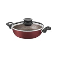 Fritadeira Multiuso Tramontina Paris com Tampa de Vidro 24 cm 2,8 L vermelho