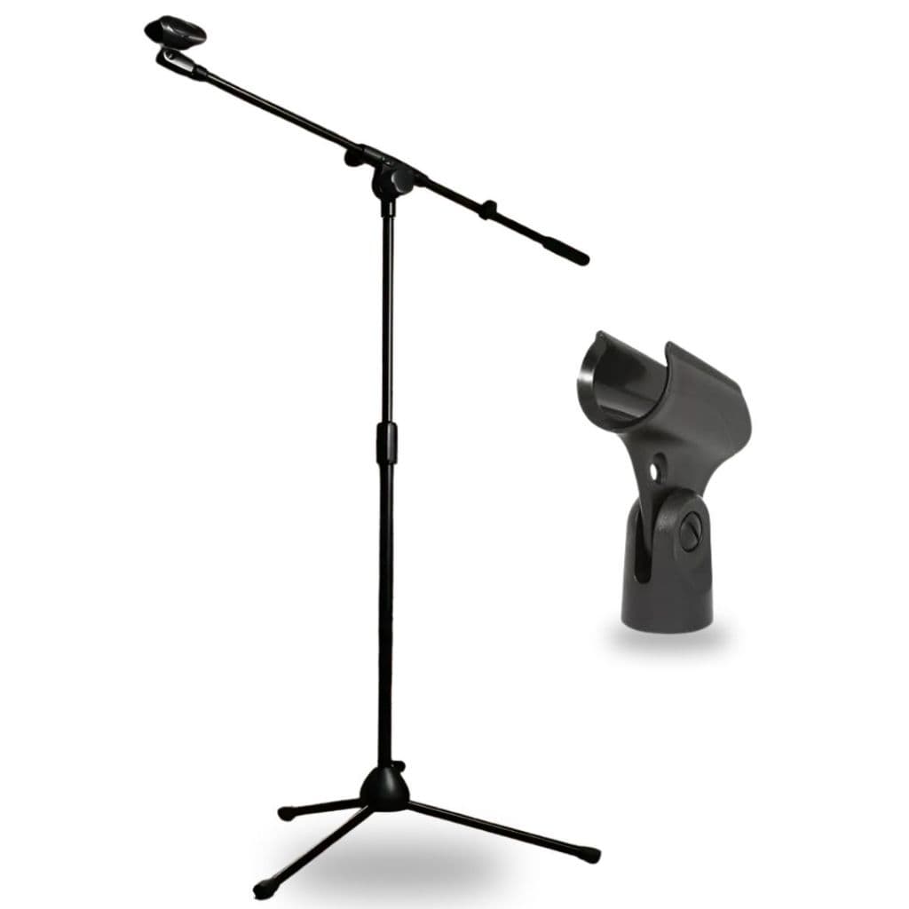 Suporte Pedestal Tripe Universal para Microfone Fio Shure Sennheiser Kadosh Dylan Le Son Akg Mxt sm58 k502m Profissional