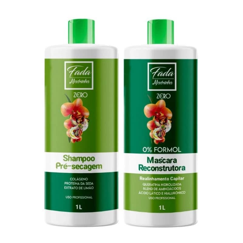 Fada Madrinha Progressiva Orgânica Zero Formol Paiolla Kit1l