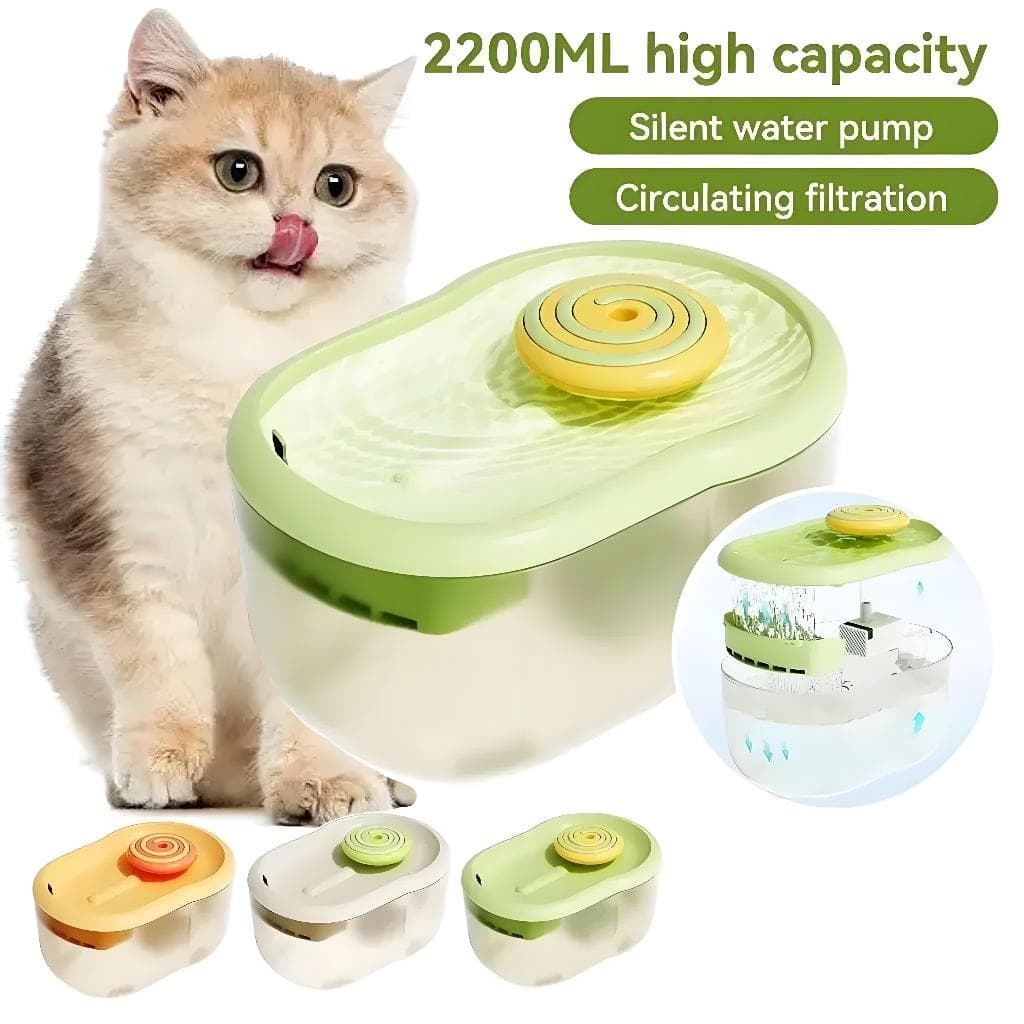 Bebedor de Água de Gato Automático - Filtro Circulante e Prático para Pet Shop e Casa Z1