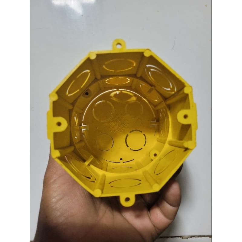 Kit com 5 Caixas de luz octogonal 4 x 4 Canal