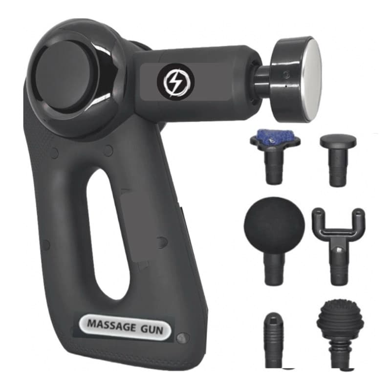 Massageador Elétrico 9 velocidades pistola Profissional ( JMQkp-2701 ) 9 em 1