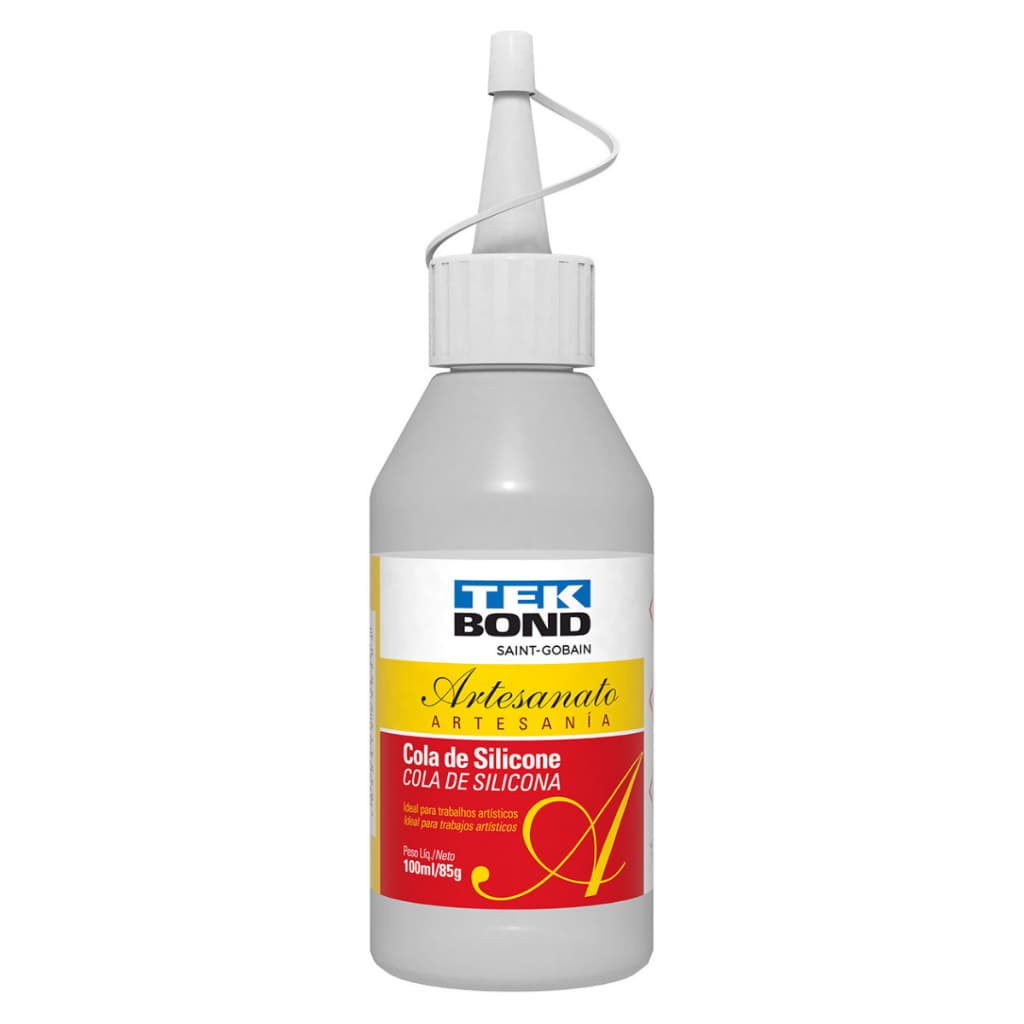 Cola De Silicone Artesanal 100ml TekBond Incolor