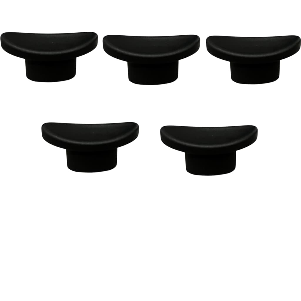 Kit Pomel Para Tampas de Panelas e Frigideiras 5 Peças Puxador Pegador P/ Tampa de Alumínio e Vidro