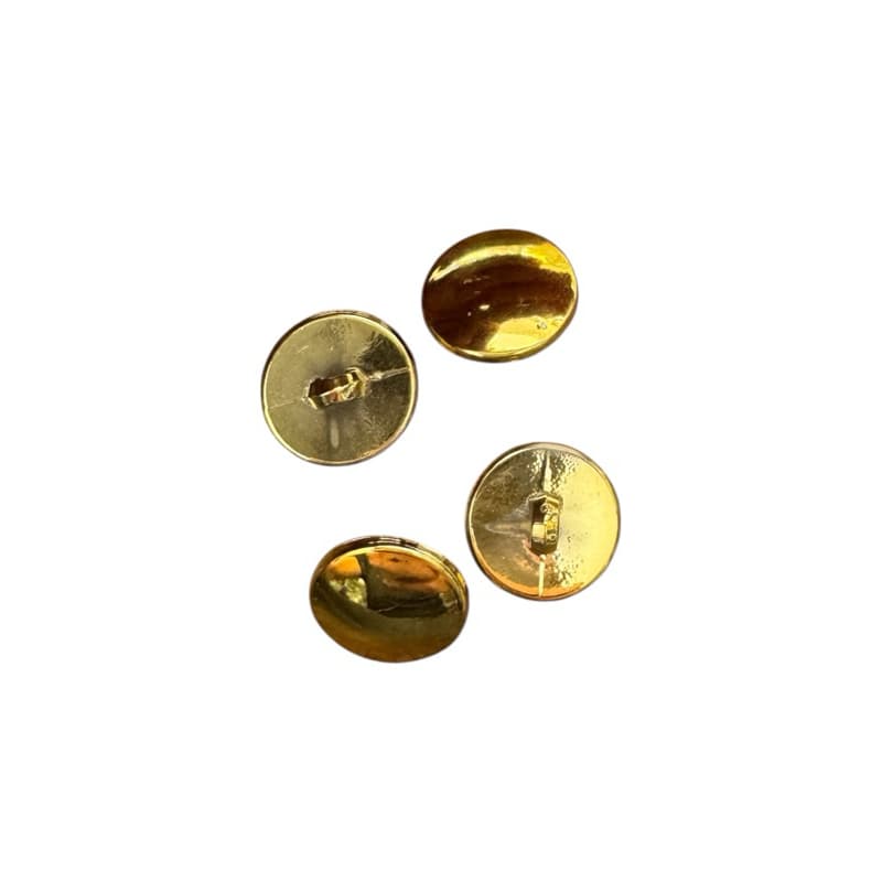 Botão De Pezinho Dourado Costura Roupa 18mm - 50un Promo