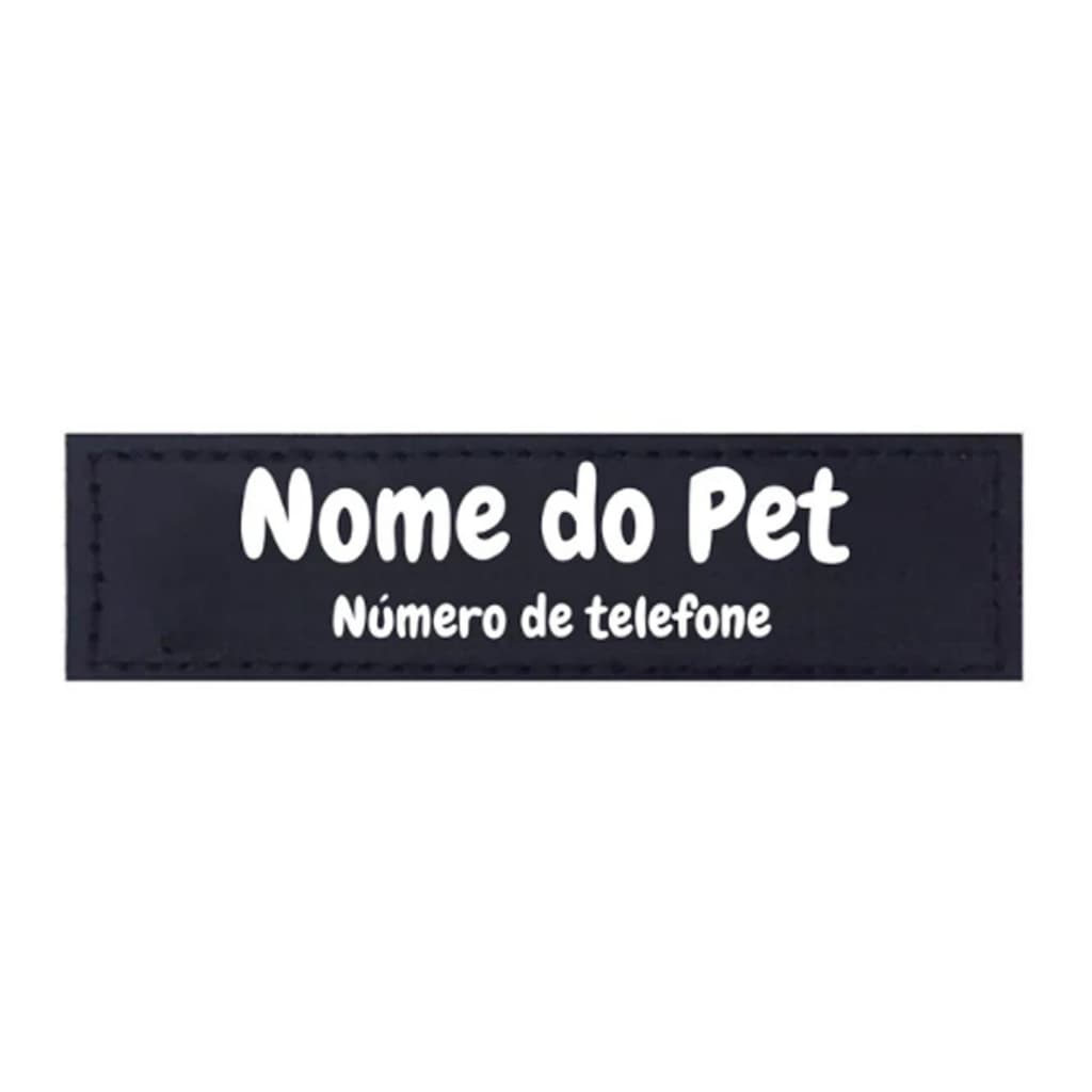Tags Personalizada Nome Telefone Para Peitoral Cachorro Gato