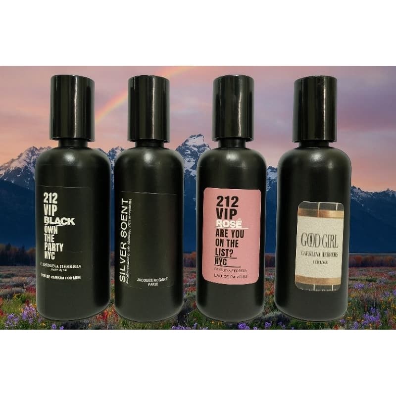 KIT 04 PERFUMES DE BOLSO 60 MLS MARAVILHOSOS
