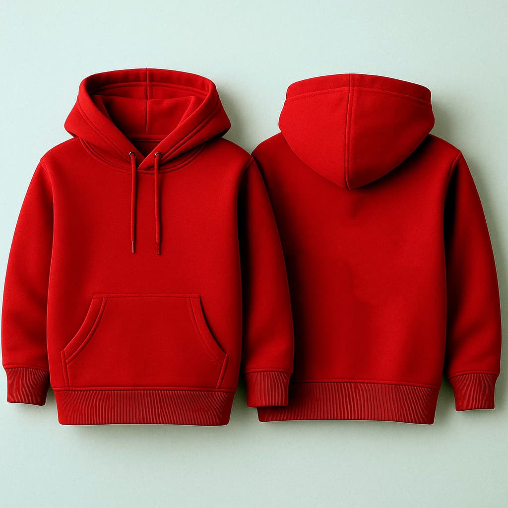 Blusa de Frio Masculino Infantil Casaco Com Gorro Moletom escolar Liso Básico Moletons Infantil