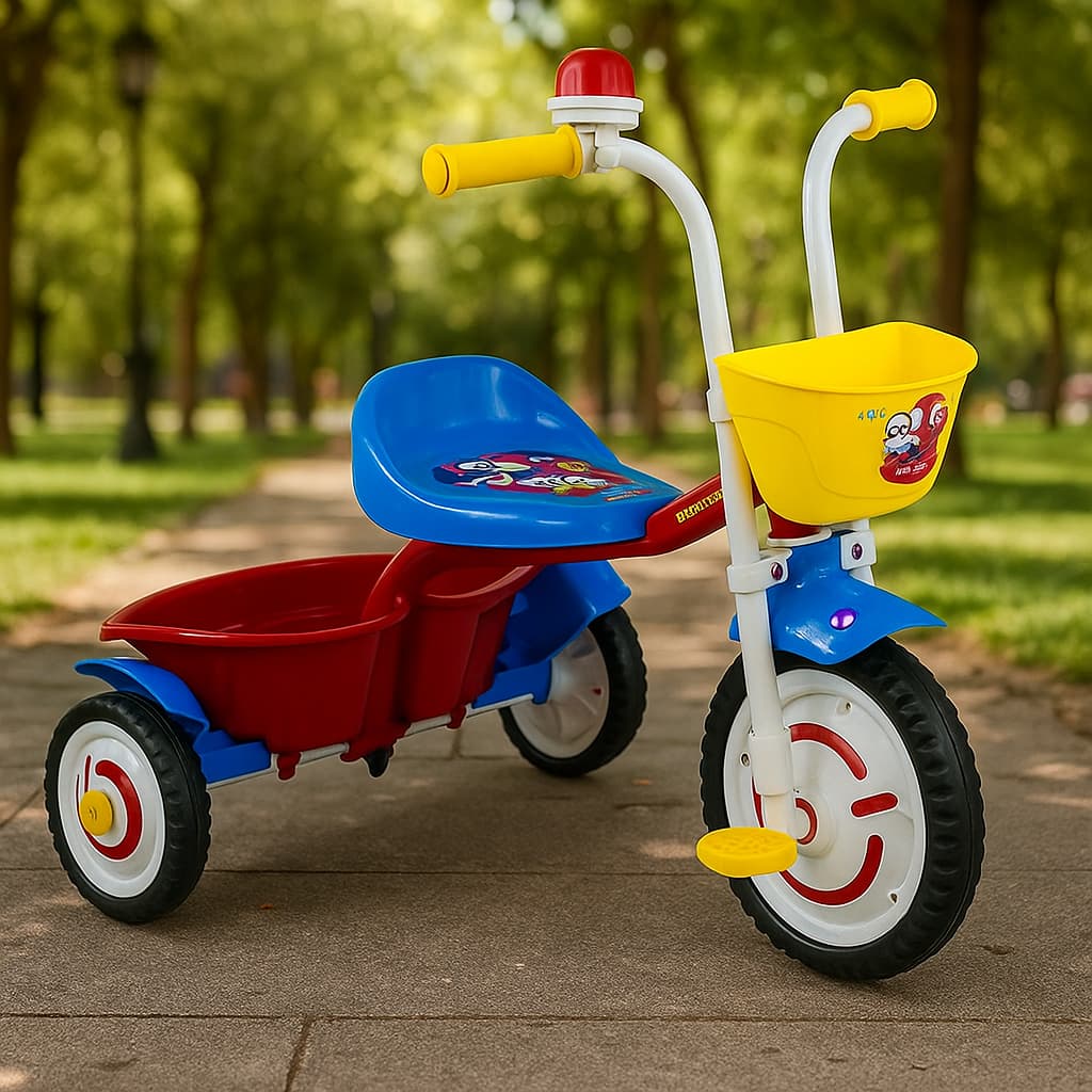 Triciclo Infantil Nathor Motoca Menino Spider Man Com Buzina
