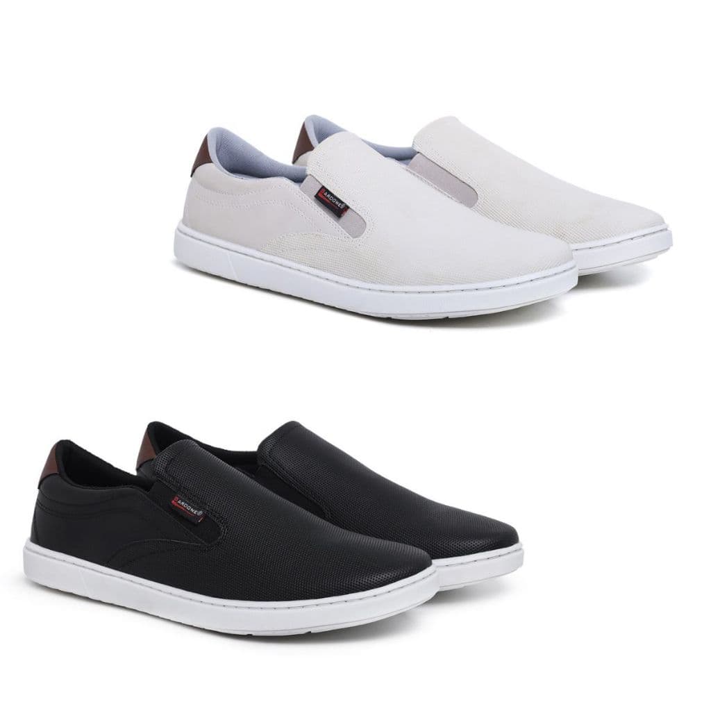 Kit 2 Sapatênis Masculino Casual Fashion Confortável