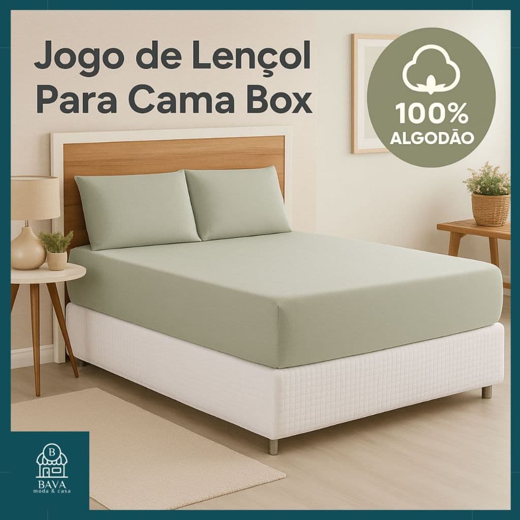 Lençol de Casal, Solteiro, Queen Jogo de Lençol Liso de Malha 100% Algodão C/ Elástico e Fronha.