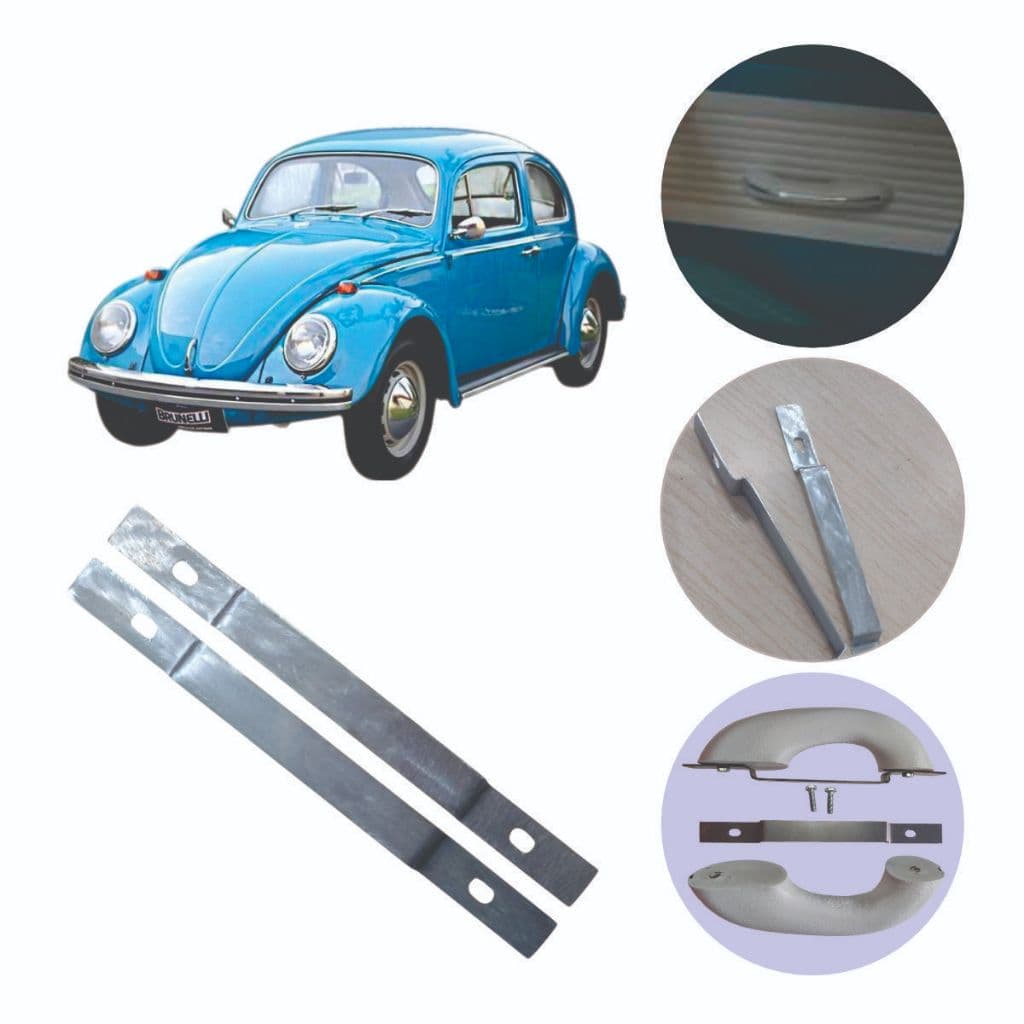 Chapa De Fixação Para Puxador De Porta De Fusca Vw