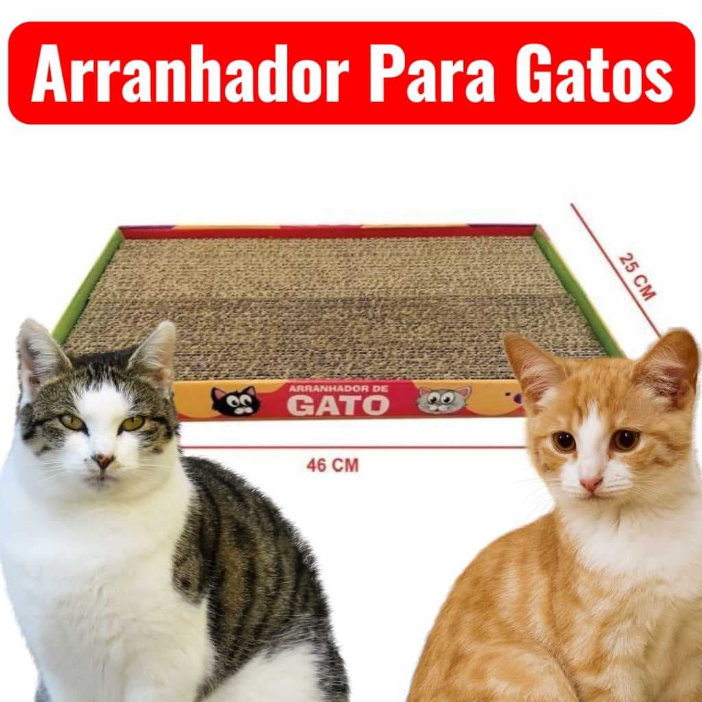 Arranhador de Papelão Brinquedo Anti-Stress - Baú Pet