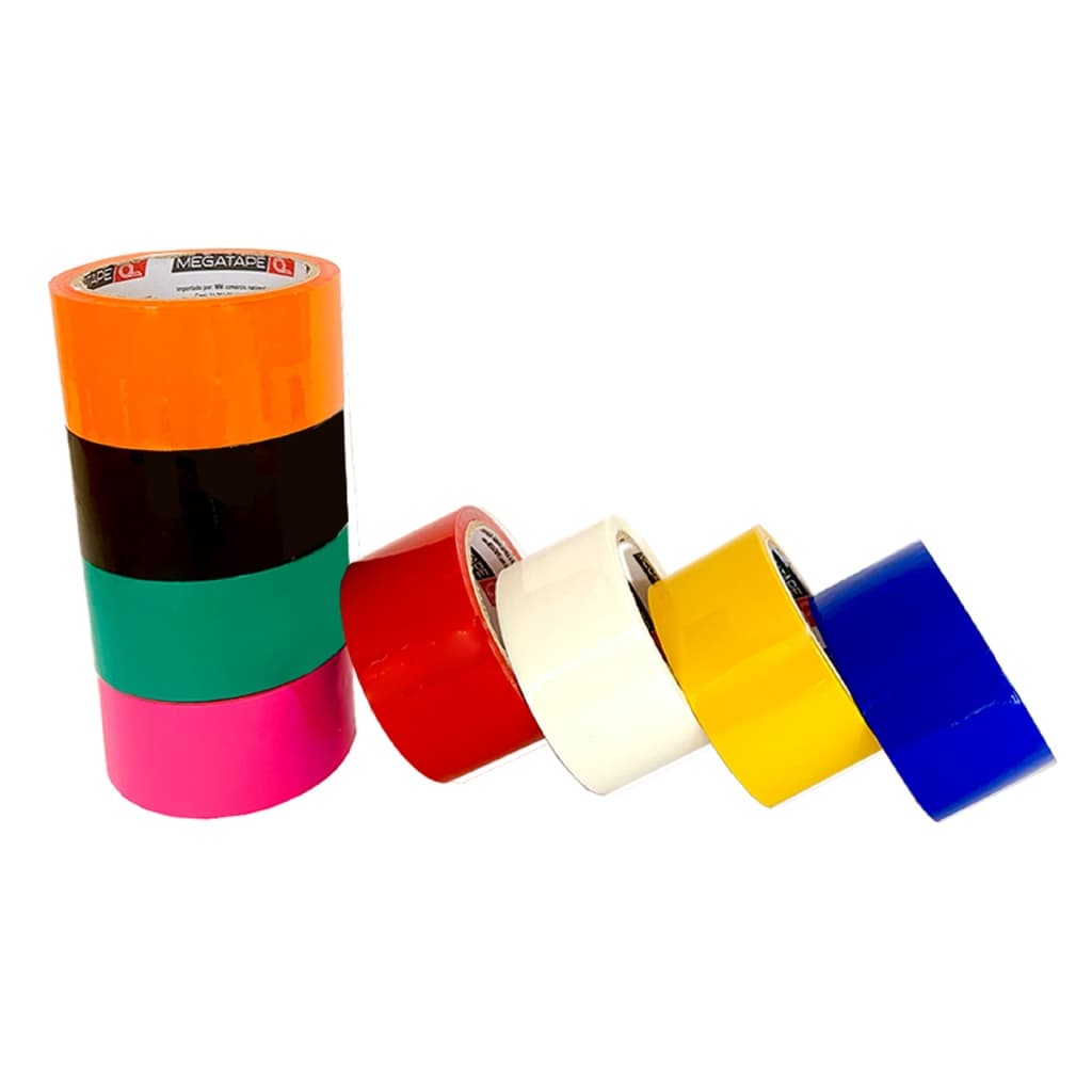 Kit Fita Adesiva 30pcs Coloridas 48mmx40m Larga Embalagem caixa embalagem marcação ferramentas