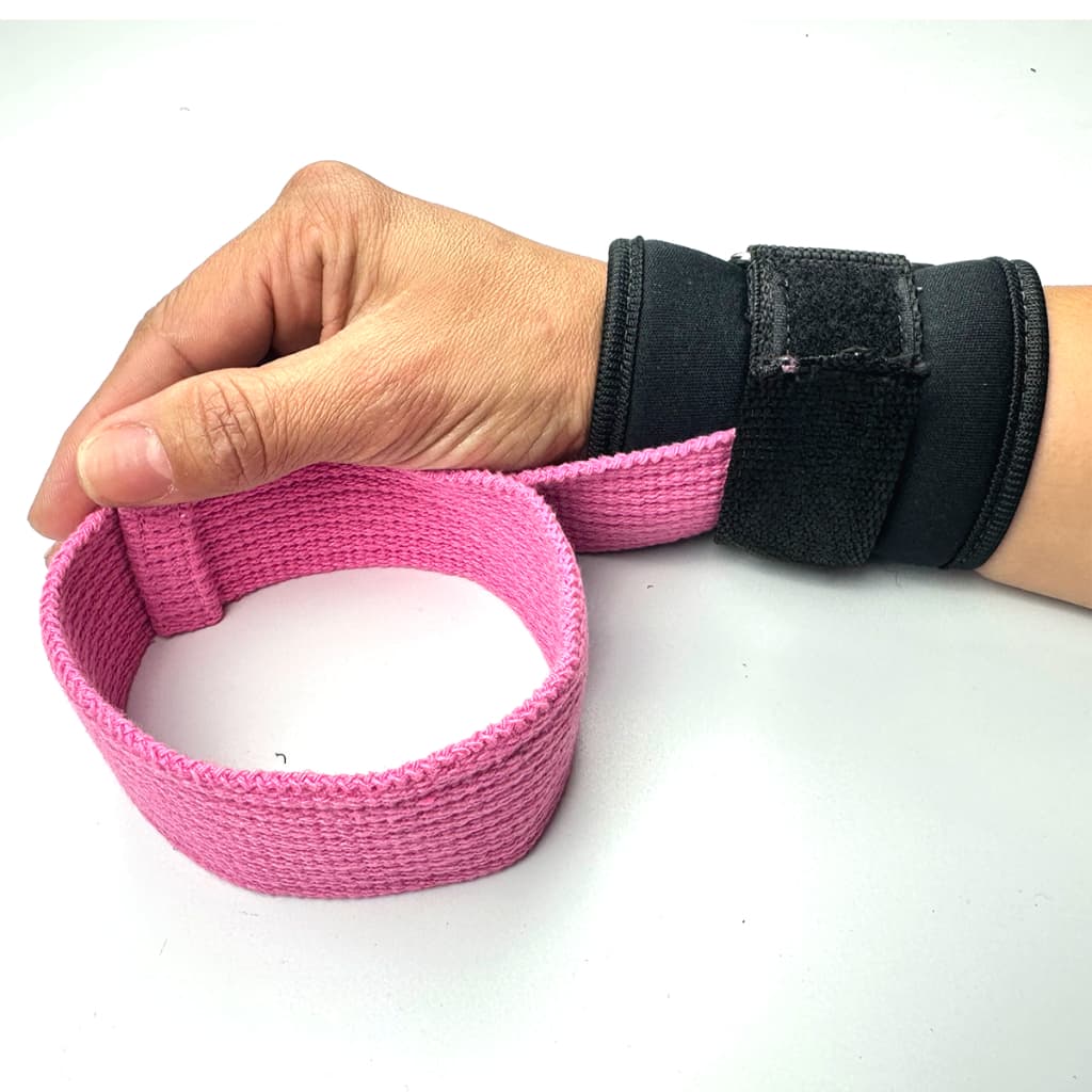 Strap Tala Munhequeira Strap Fita Grip Tala Grip Musculação Academia.