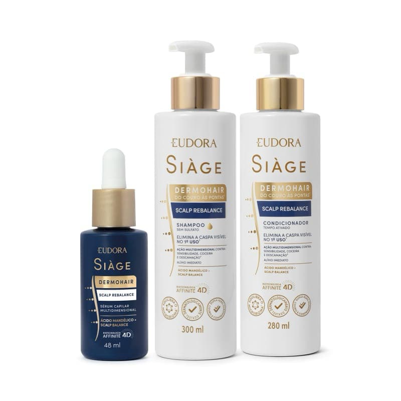 Eudora Combo Siàge Scalp Rebalance (3 itens)