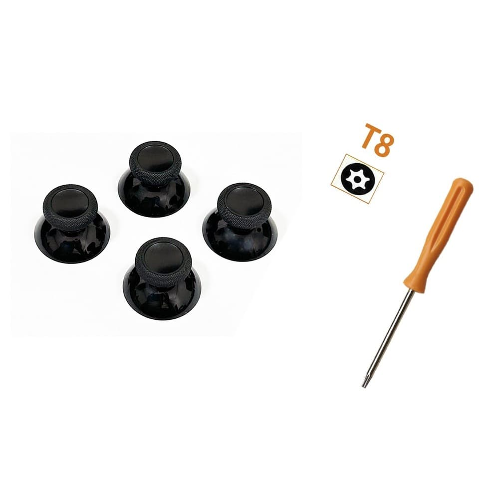 4  Botões Analógicos , capa do analógico + 1 chave T8 Para o Controle Xbox One , One S , Series S e X .