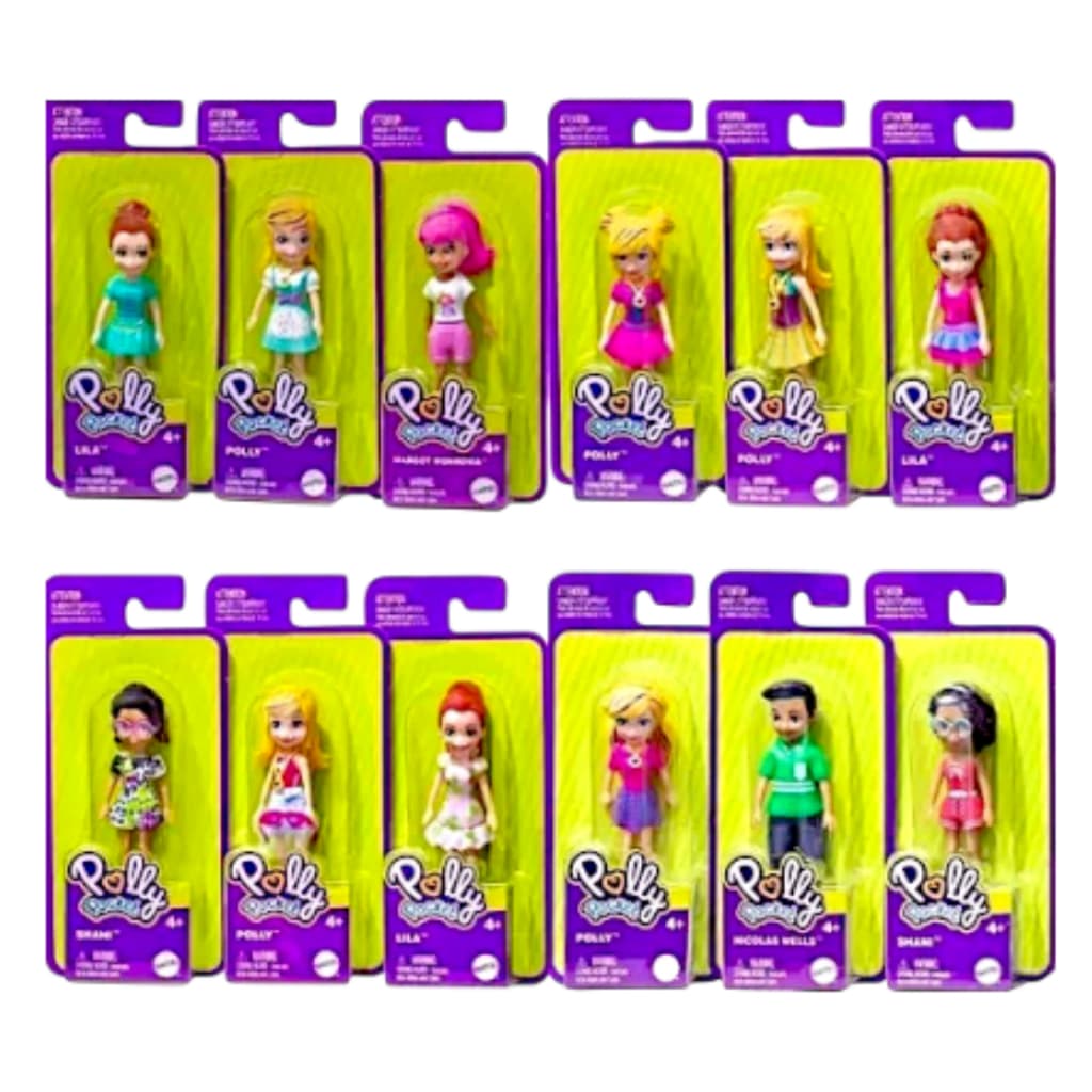 Boneca Miniatura Polly Pocket Mattel – Brinquedo Compacto e Portátil | Diversão Garantida