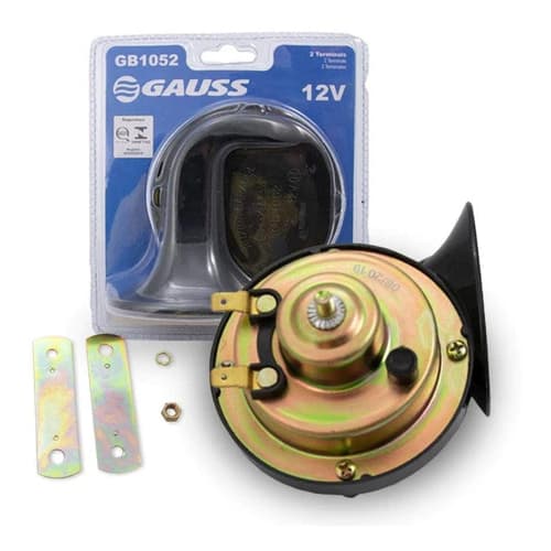 Buzina Automotiva Caracol Fiat Uno Mille 2004-2015 12v Original Gauss