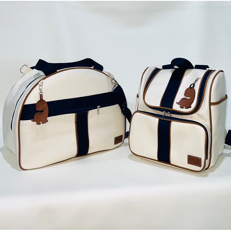 Kit Maternidade Bolsa e Mochila Multifuncional Térmica Impermeável 2 Peças