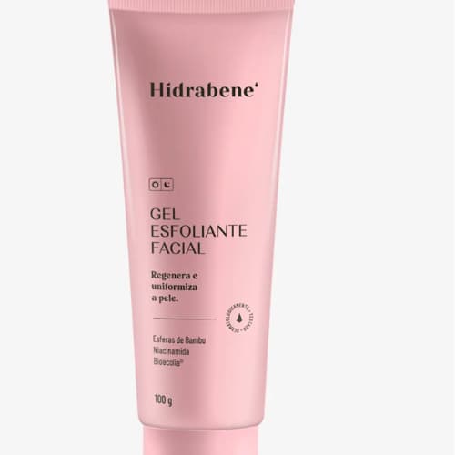 gel esfoliante de limpeza+hidrabene+gel+limpeza facial+esfolia+cuidados com a pele+cuidado facial