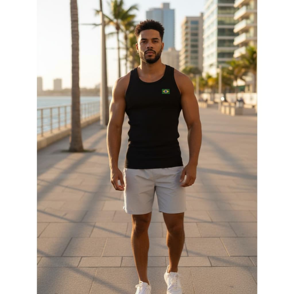 Regata Canelada Americana Masculina Brasil