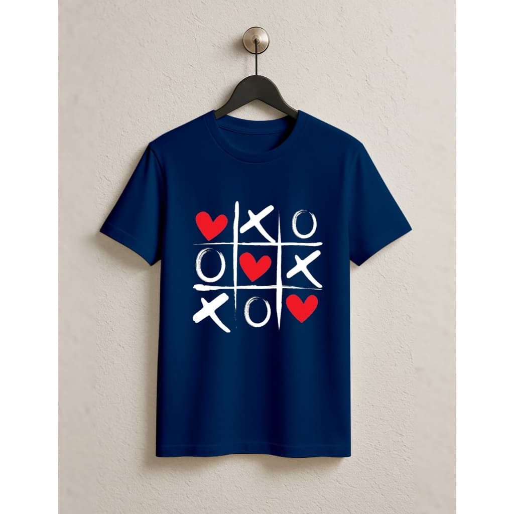 Camisa unissex blusa Jogo da Velha Coração estampada OFERTA