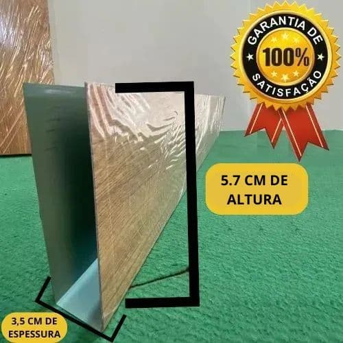 Salva Porta 3,5cm X 5.7cm Altura Aço Oferta Protetor de porta