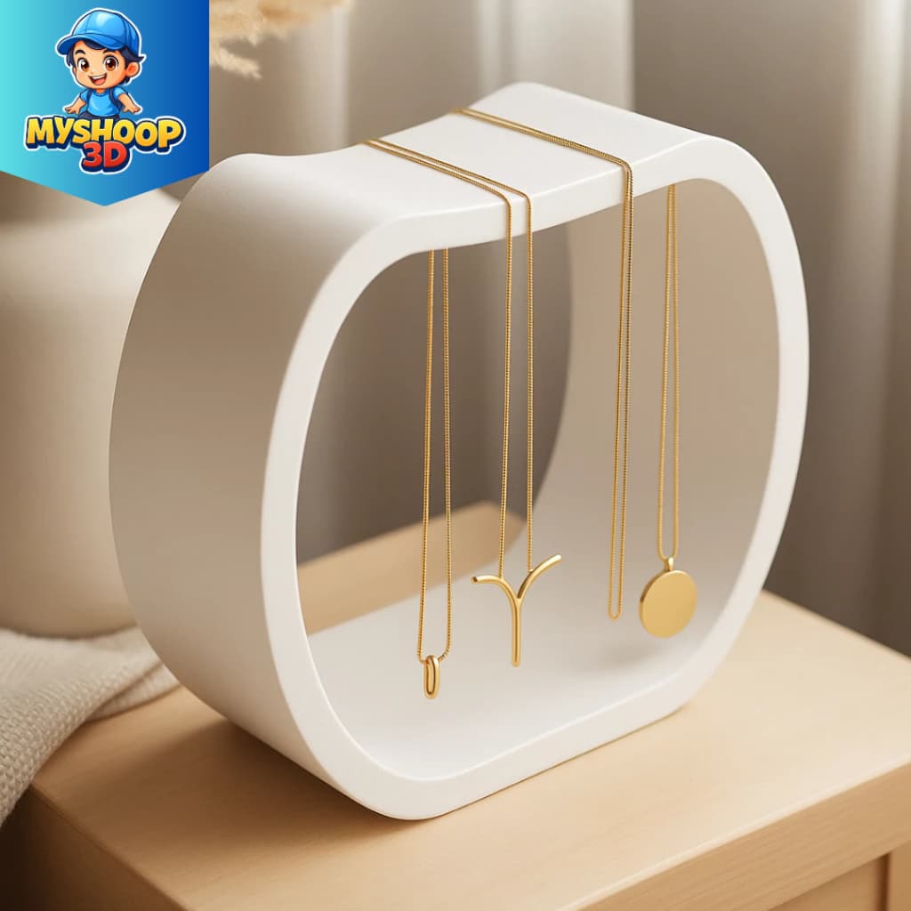 Expositor de Colar Minimalista em Impressão 3D | Suporte Moderno para Joias
