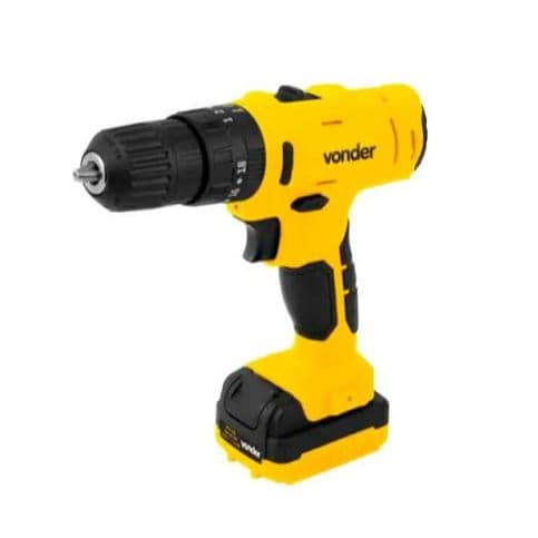 Furadeira e Parafusadeira à Bateria 12V bivolt Pfv 120I Contém 1 Jogo Com 17 Peças VONDER