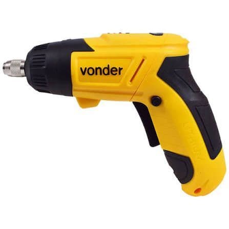 Parafusadeira a Bateria 3,6V Carregador Bivolt Contém 1 Jogo Com 14 Peças PBV120 Vonder