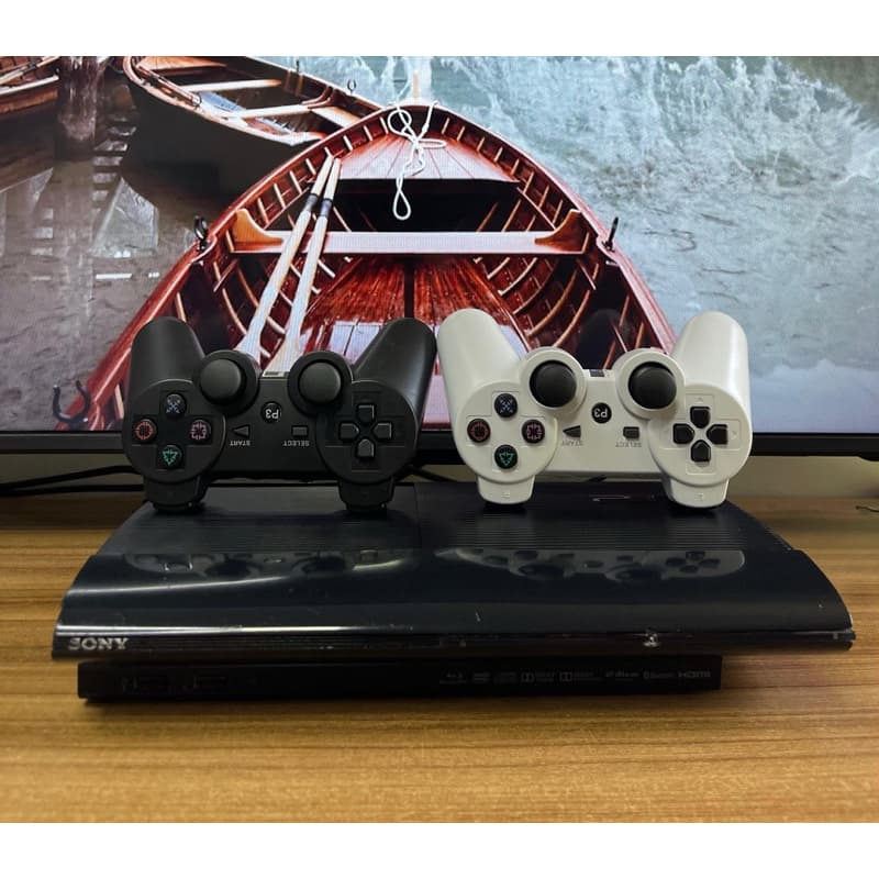 PS3 SUPER SLIM 2 CONTROLES 17MIL JOGOS PARA BAIXAR NOTA FISCAL E GARANTIA