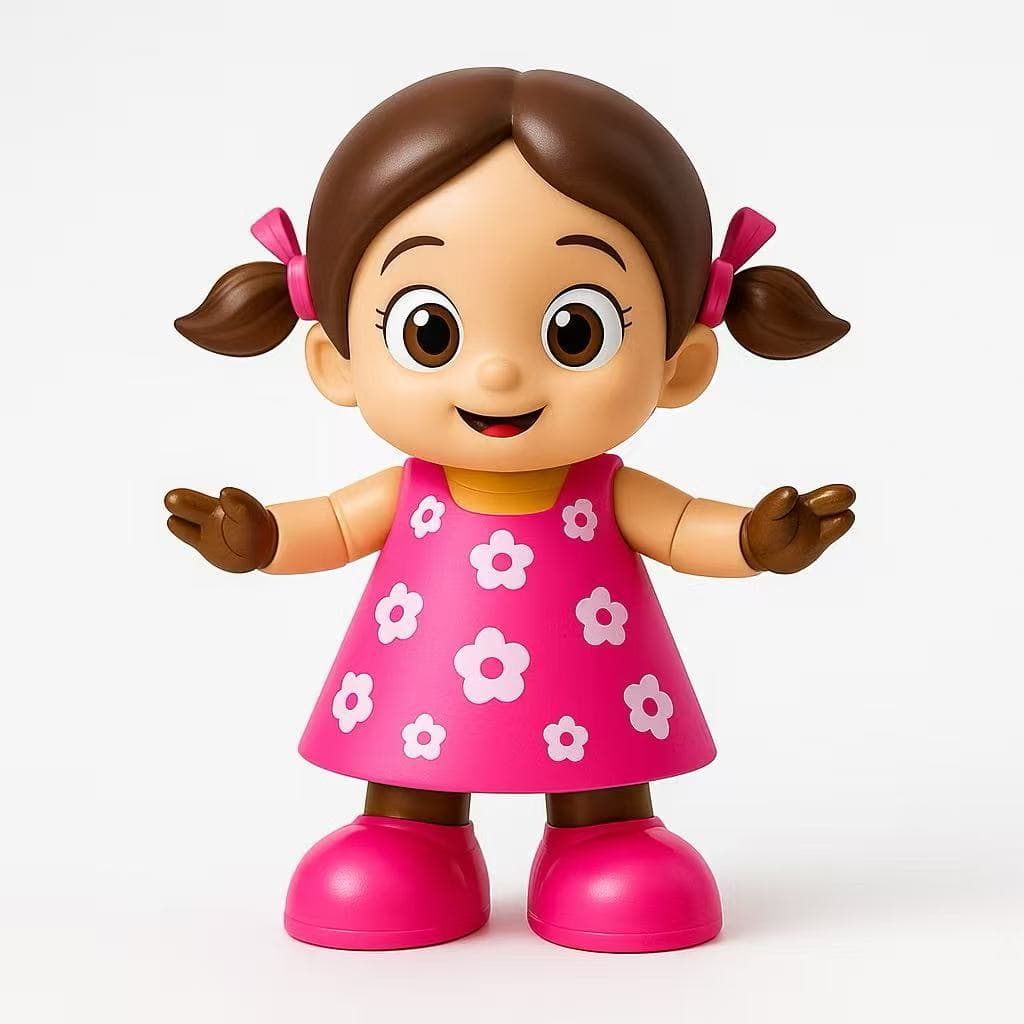 Brinquedo Boneca Fofa Dança Dançante Dançarina Musical Infantil Dance Girl Brinquedo infantil Com Luzes E Som
