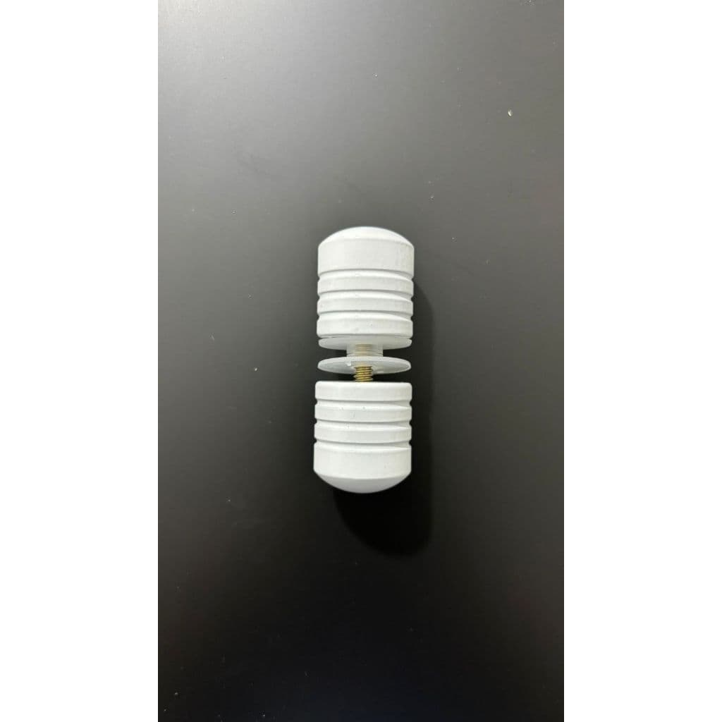 Puxador Para Box Janelas E Portas De Vidro Blindex Banheiro Reposição (Cor Branco) 1UN