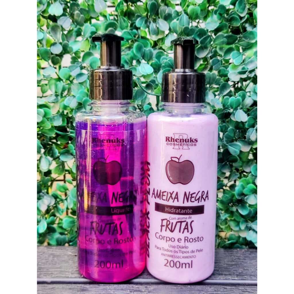 Kit Sabonete Liquido + Hidratante Corporal Ameixa Negra