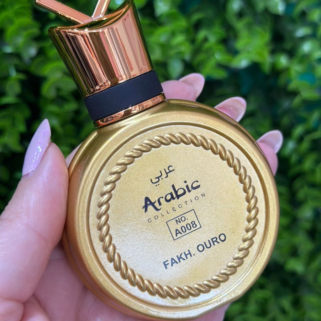 Perfume Árabe Fakh Ouro A008 Arabic Collection Masculino Miniatura 25ml