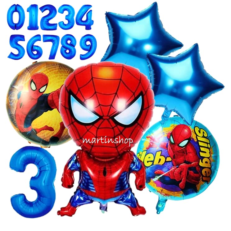 Balão Homem Aranha Metalizado Aniversário Festa