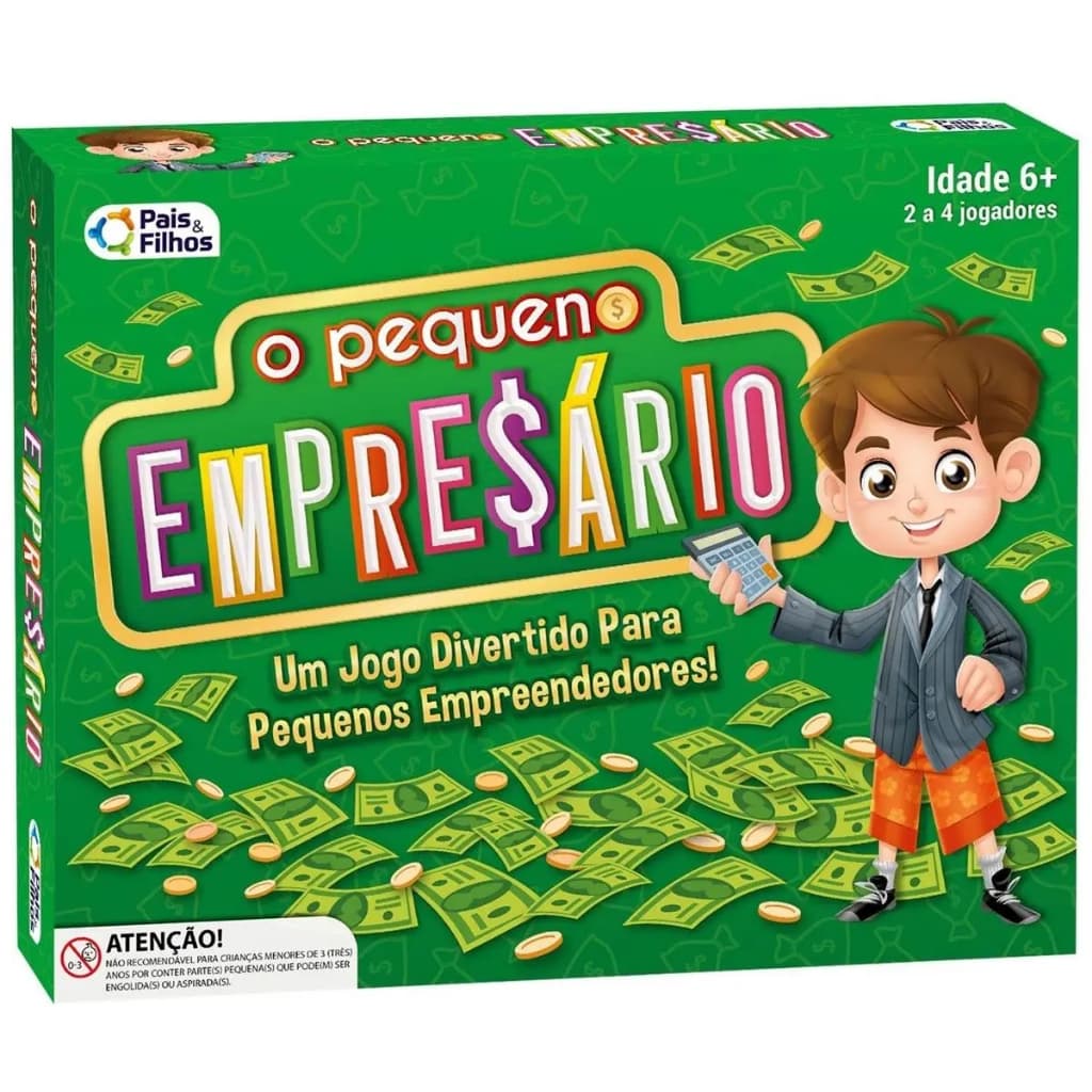 Jogo de Tabuleiro O Pequeno Empresário – Pais & Filhos